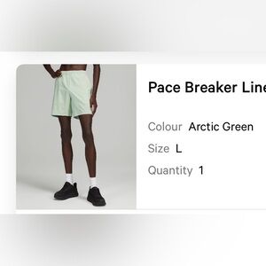 Lululemon Men’s Pace Breaker Lined Short 7”